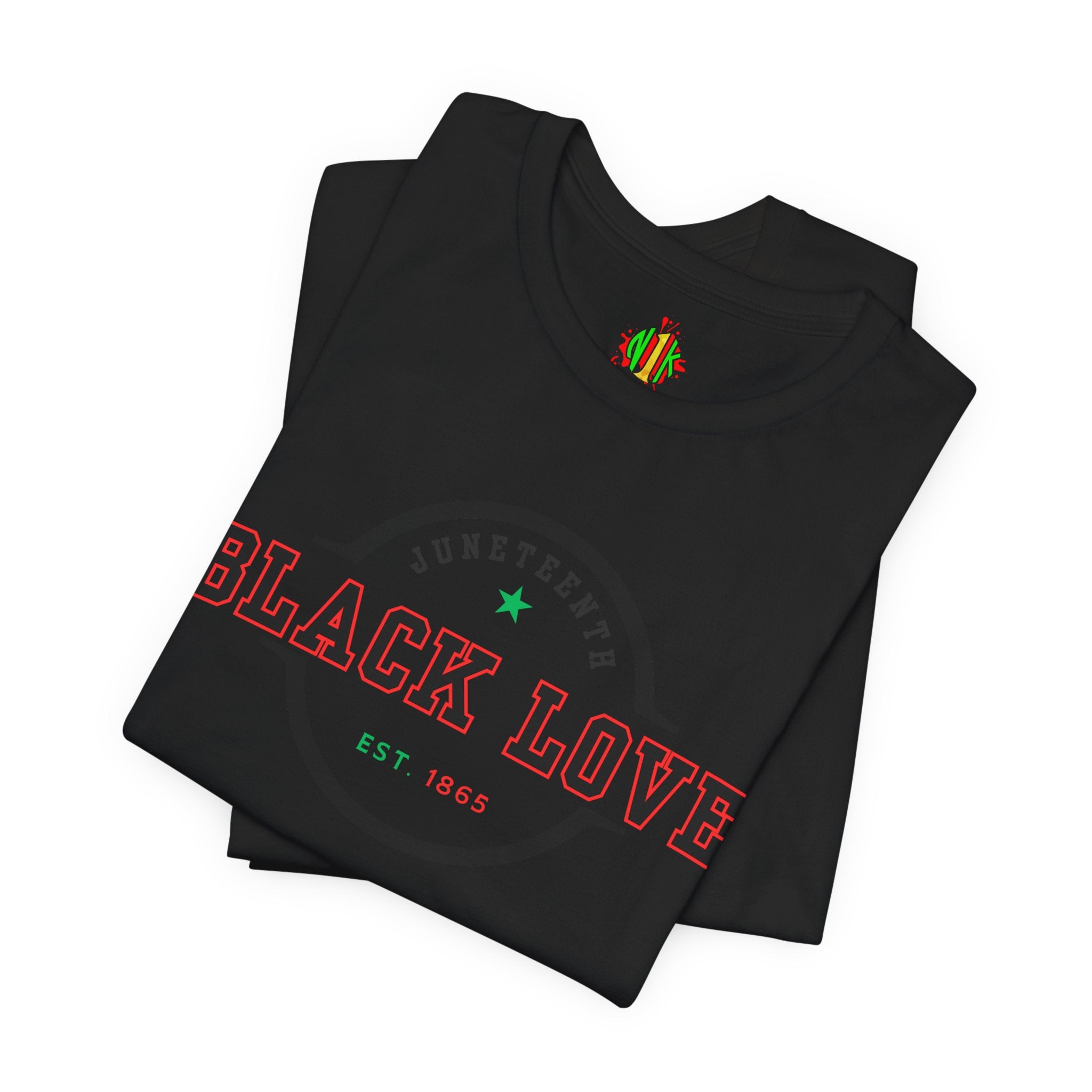 Black Love Unisex Jersey Tee | Heritage Design, Casual Wear, Gift for T-ShirtBlack Love Unisex Jersey Tee