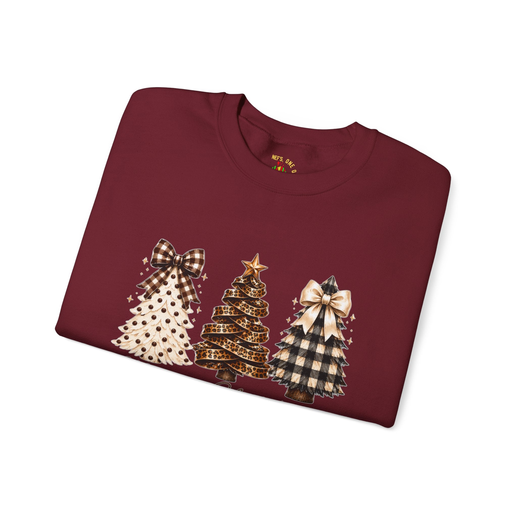 Merry Christmas Christmas Tree Crewneck Sweatshirt