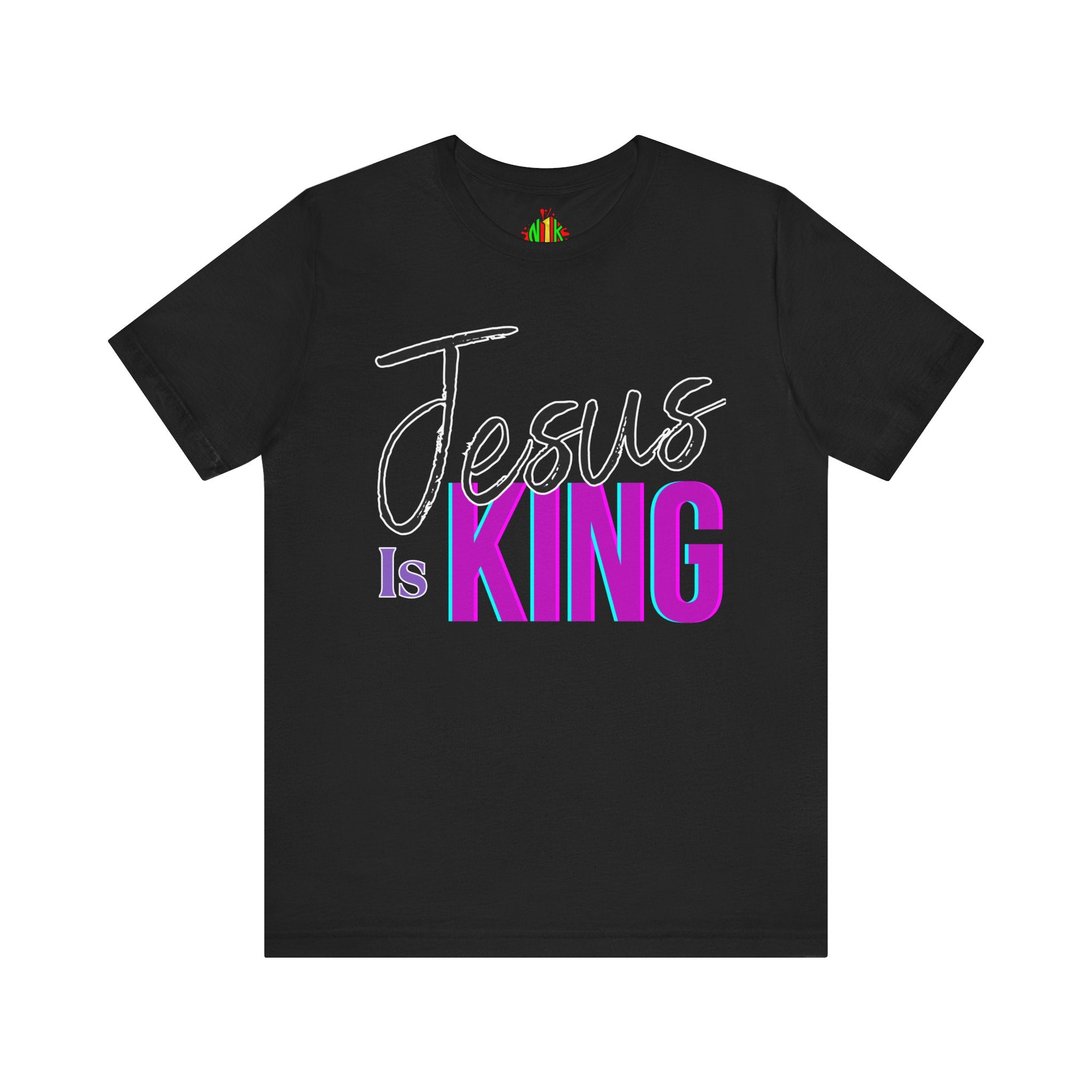 Faith-Inspired Unisex Tee | Jesus Is King Graphic T-Shirt, Christian AT-ShirtJesus Is King
