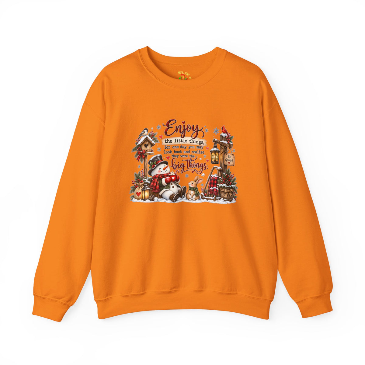 Enjoy the Little Things Christmas Crewneck Sweatshirt