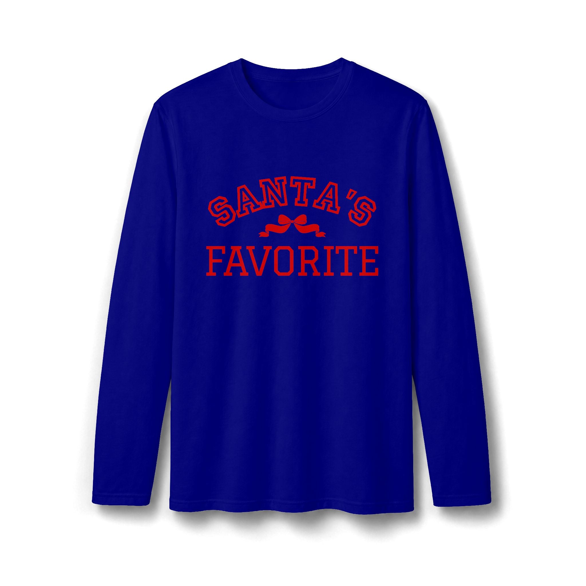 Santa’s Favorite Reindeer Christmas Long Sleeve T-Shirt