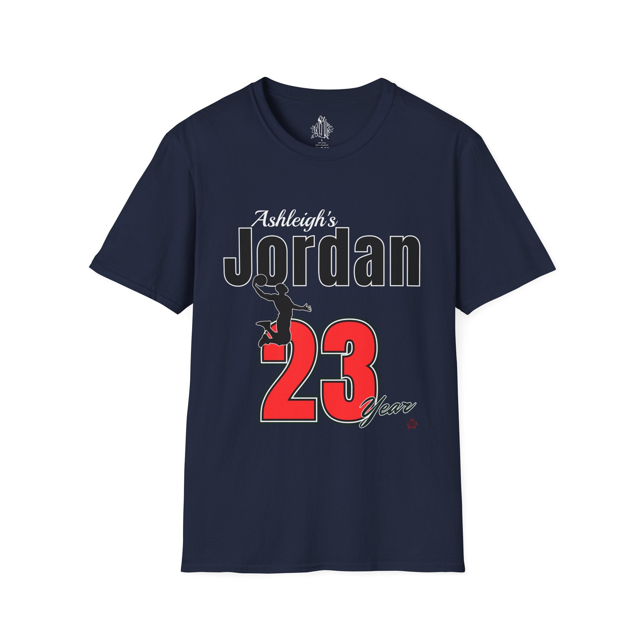 Jordan 23 Basketball Player Name T-Shirt — Personalized Jordan 23' Sport Tee