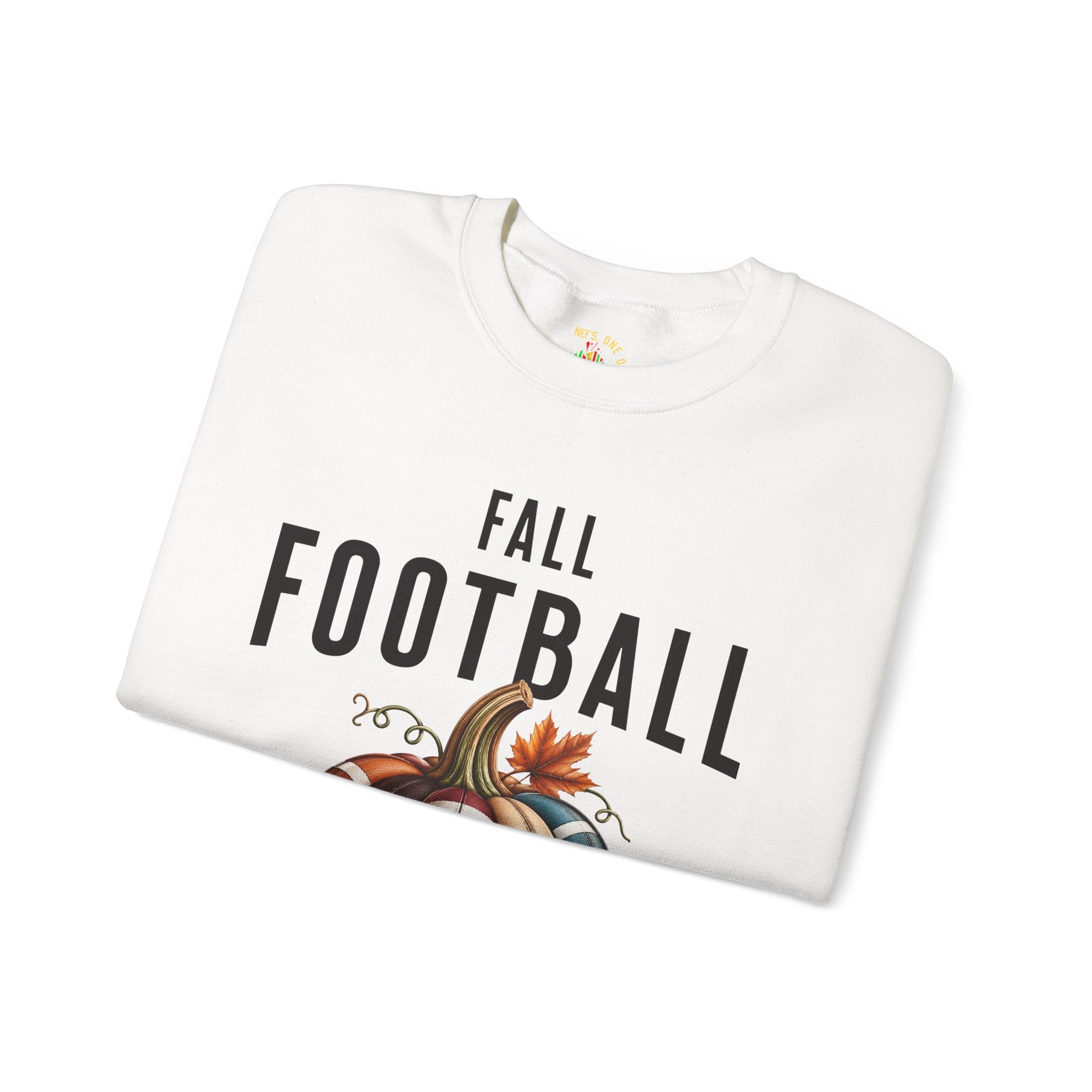 Fall Football Pumpkin Season Crewneck Sweatshirt