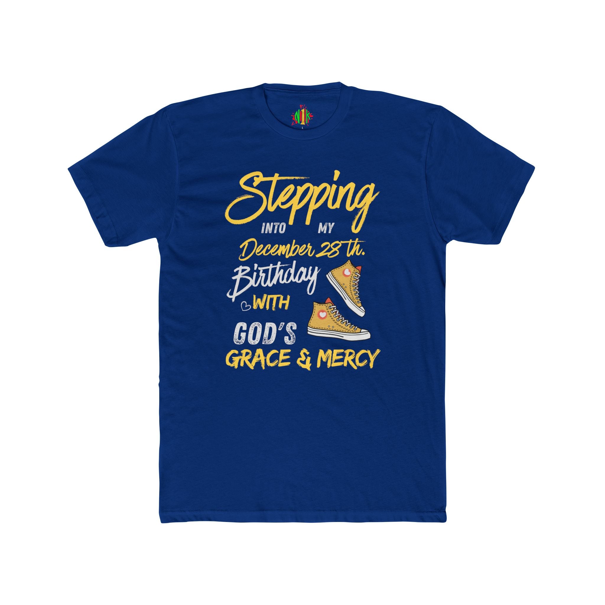 Stepping with God 'Grace & Mercy' Inspirational Birthday TeeT-ShirtGrace & Mercy