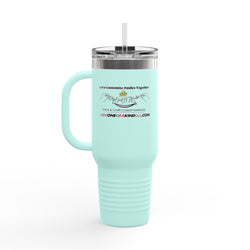 Nef's One Of A Kind Let's Customize Smiles Together Insulated Travel Mug, 40oz