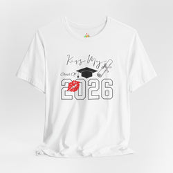 2026 Graduation Tee, Unisex Graduation Shirt, Class of 2026 Apparel, Kiss My Grad Tee, Trendy Graduation Gift, Celebration T-shirt, [...]