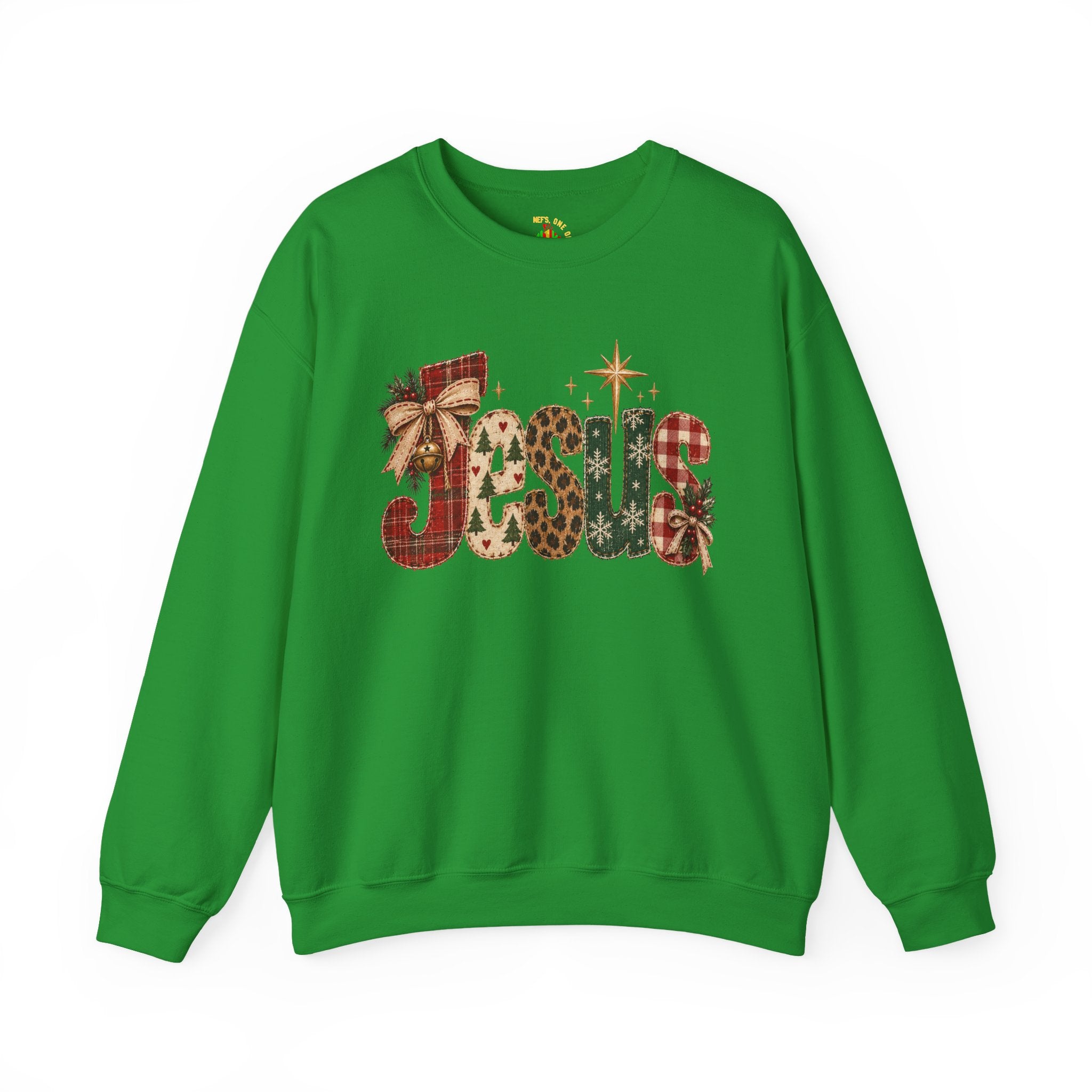 Festive Christmas Reindeer Crewneck Sweatshirt