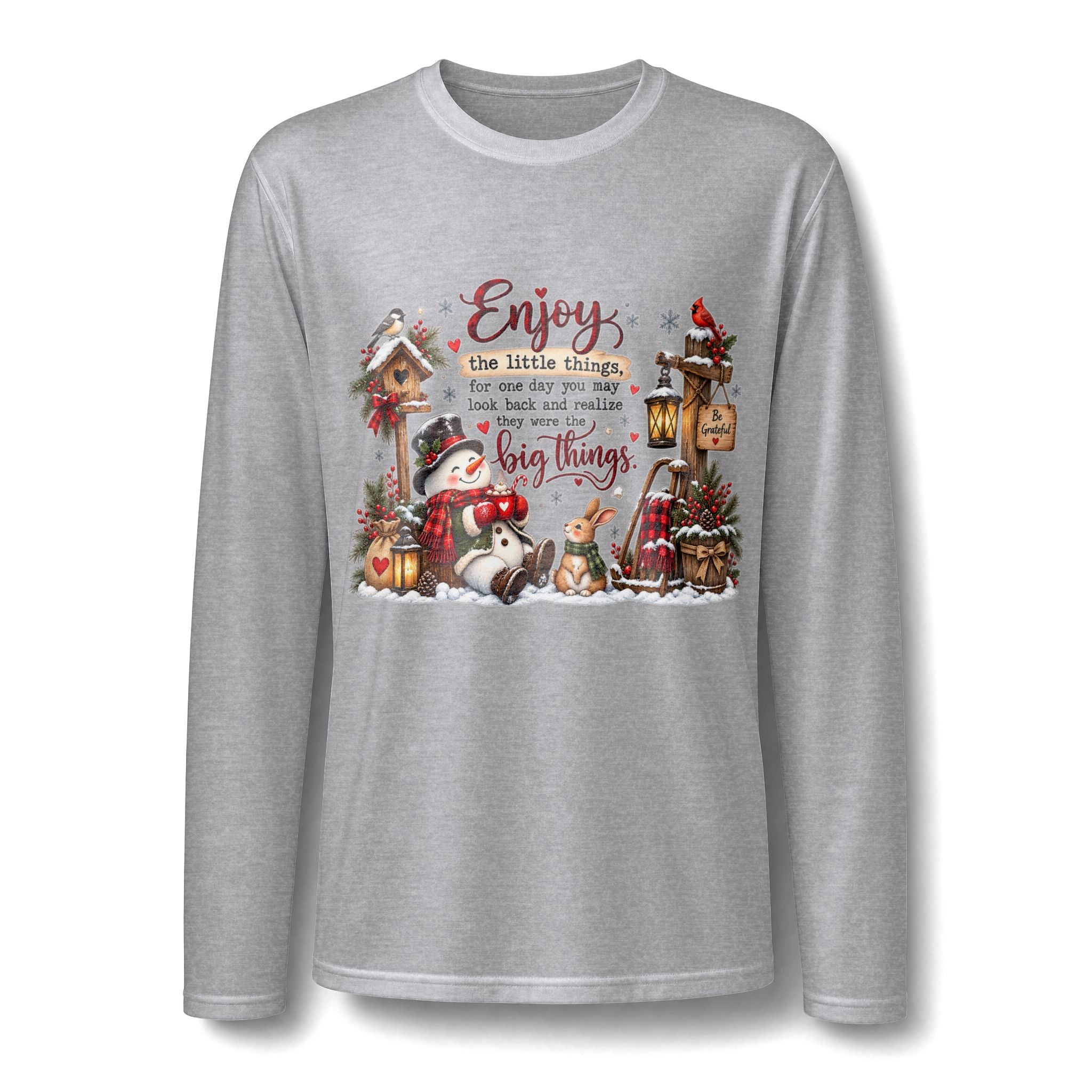 Enjoy the Little Things Christmas Long Sleeve T-Shirt