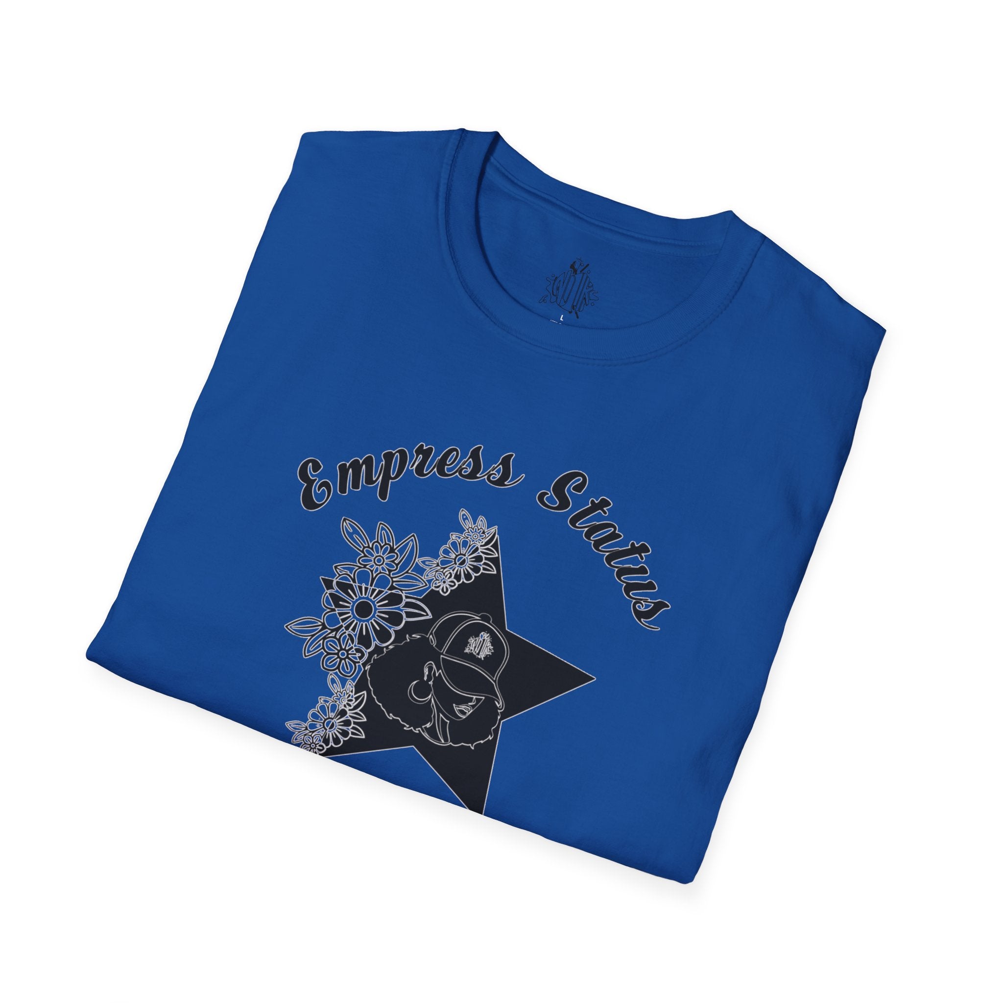 Empress Black Girl Floral Status T-shirt