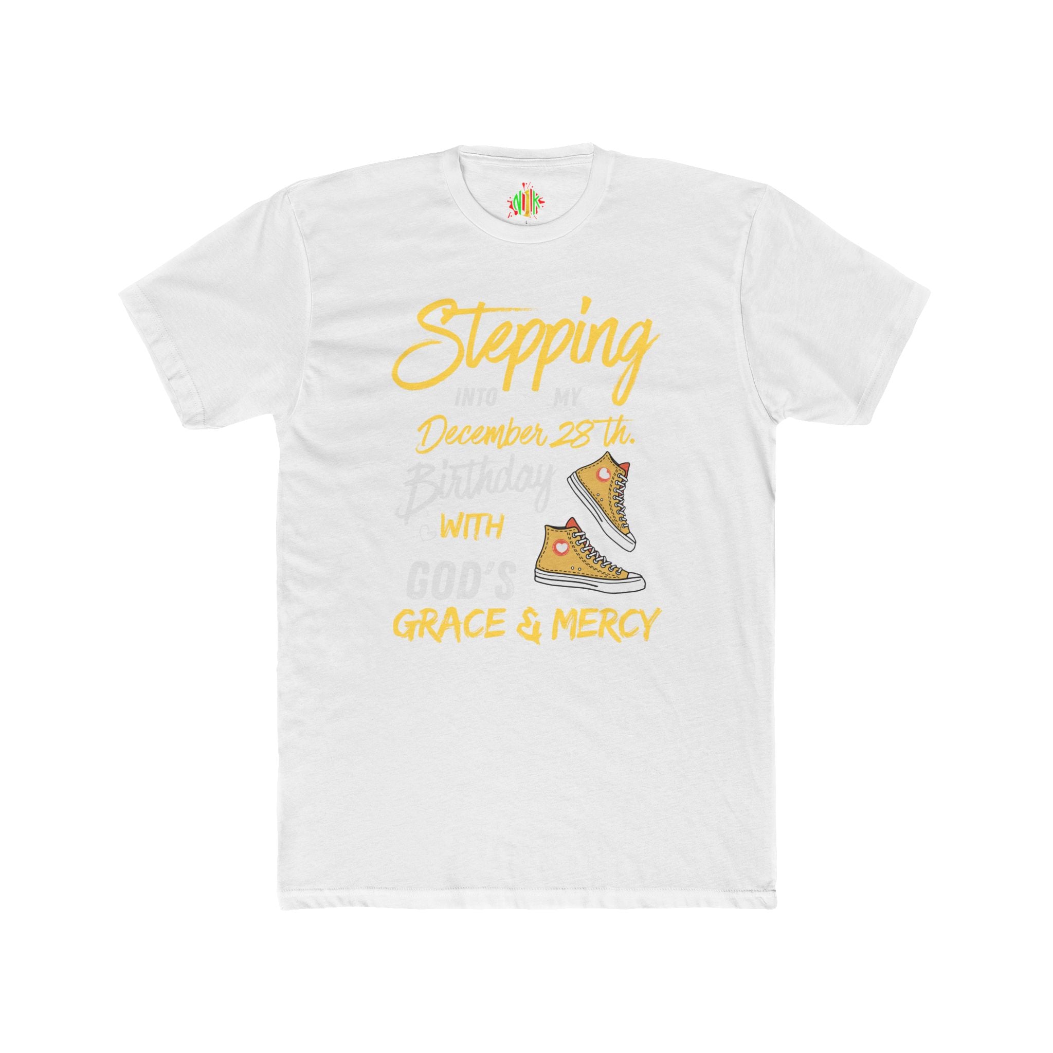 Stepping with God 'Grace & Mercy' Inspirational Birthday TeeT-ShirtGrace & Mercy