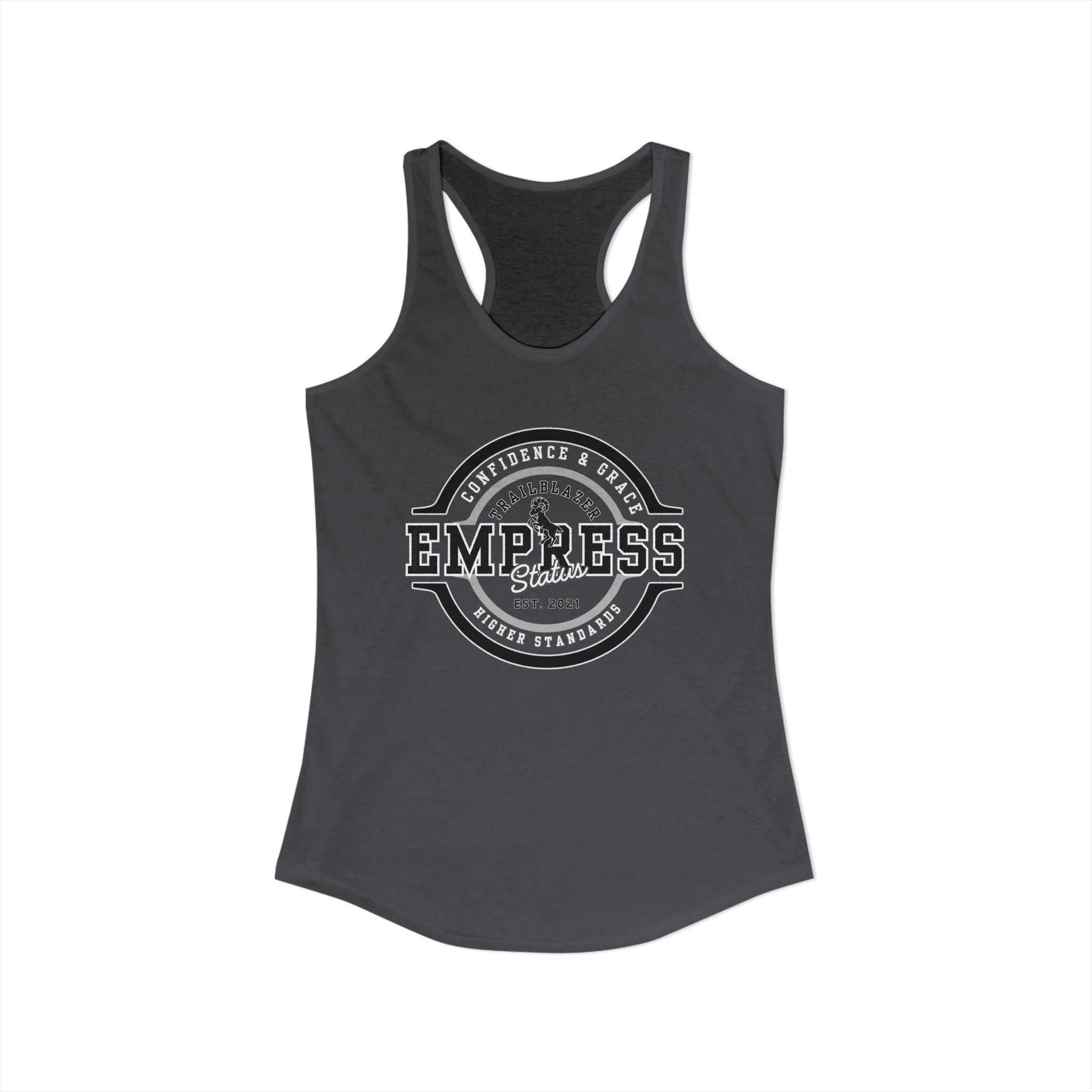 Empress Status Racerback Tank, Women's Fitness Shirt, Gift for Her, CaTank TopEmpress Status Racerback Tank