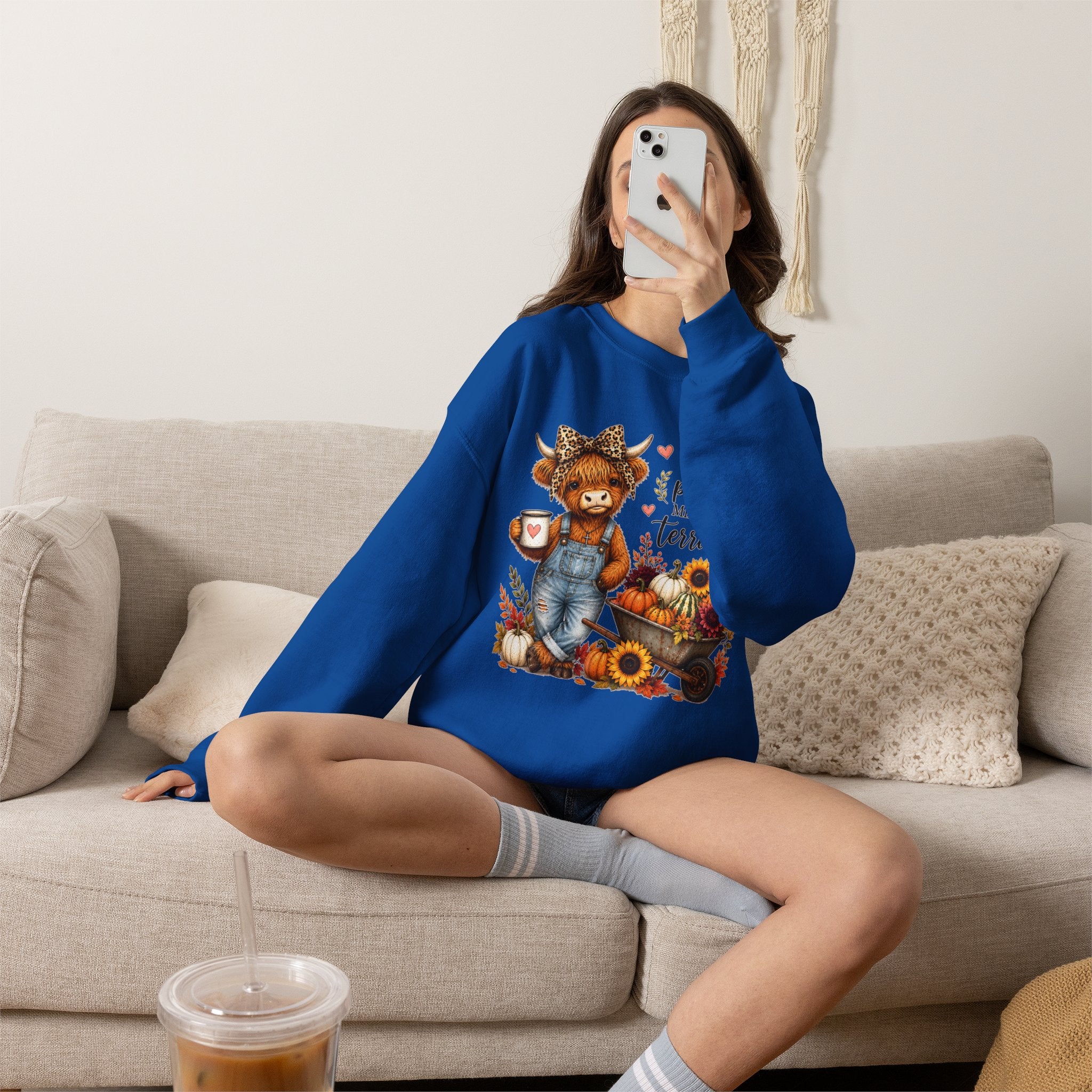 God’s Plan, Mine Was Terrible Bear Fall Crewneck Sweatshirt