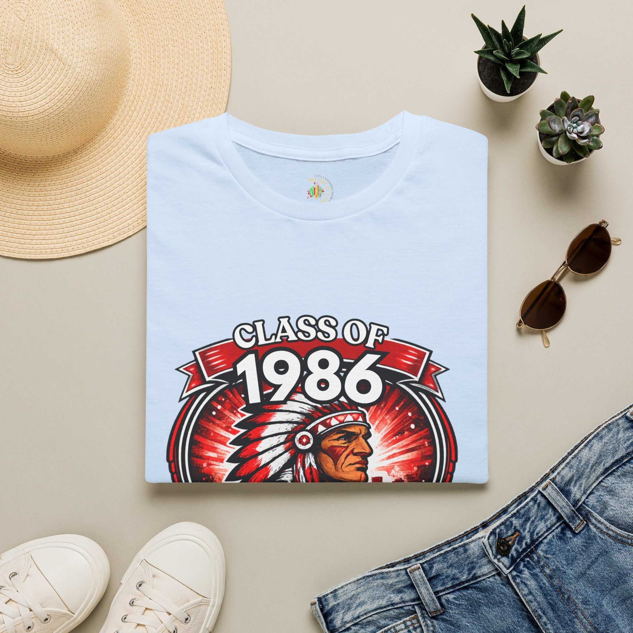 Class of 1986 40th Reunion T-Shirt — Emmerich Manual High School Alumni Tee - Another Customized Smile