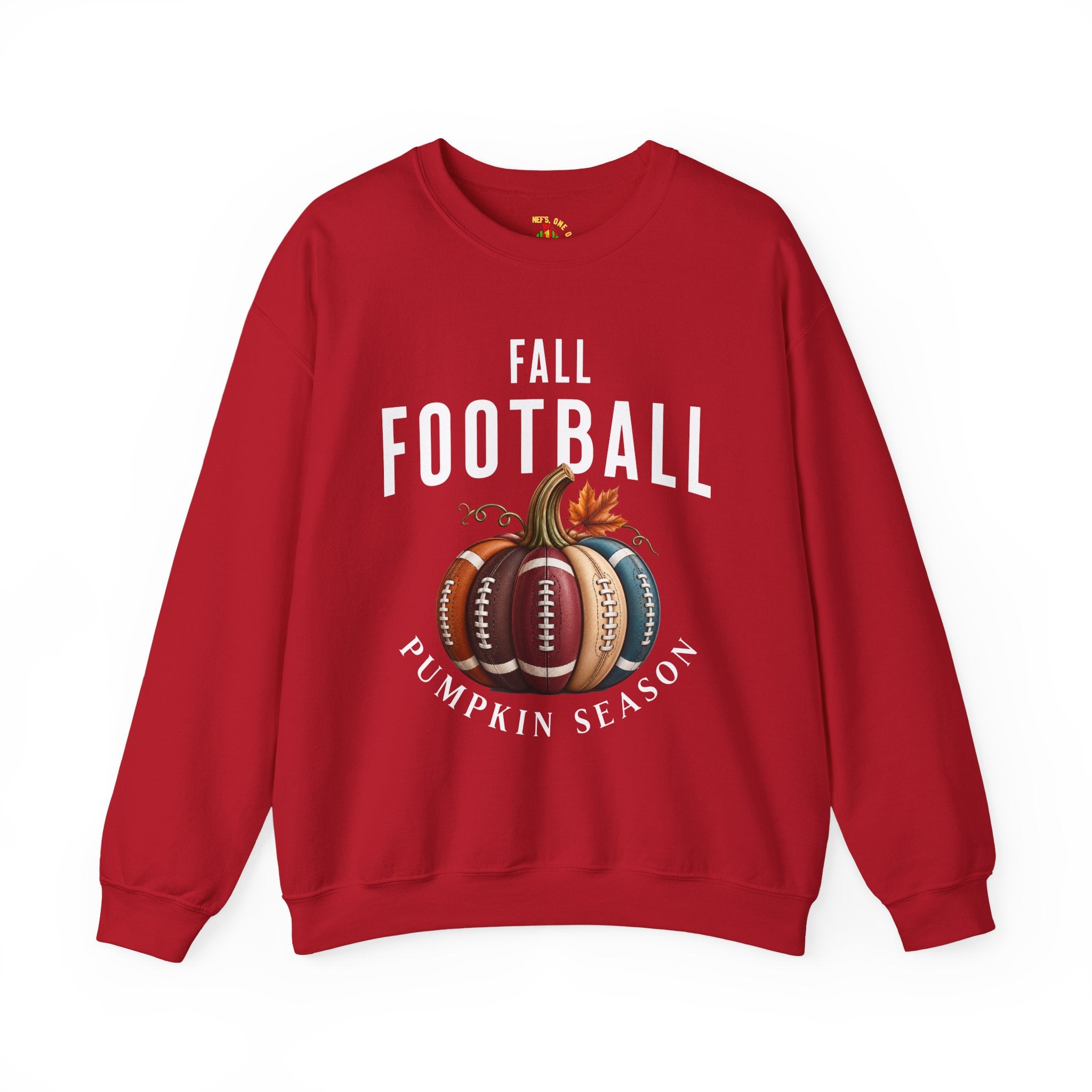 Fall Football Pumpkin Season Crewneck Sweatshirt
