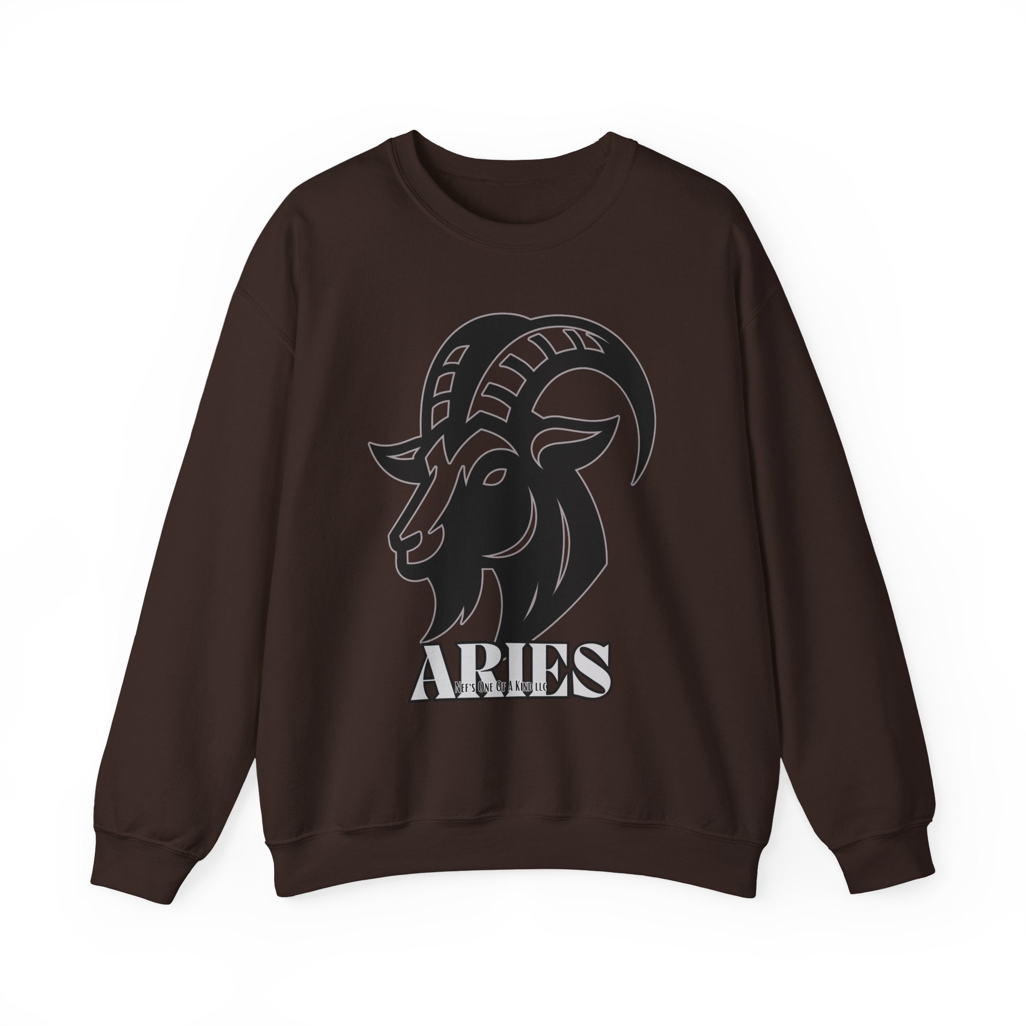 Aries Zodiac Unisex Casual Crewneck Sweatshirt