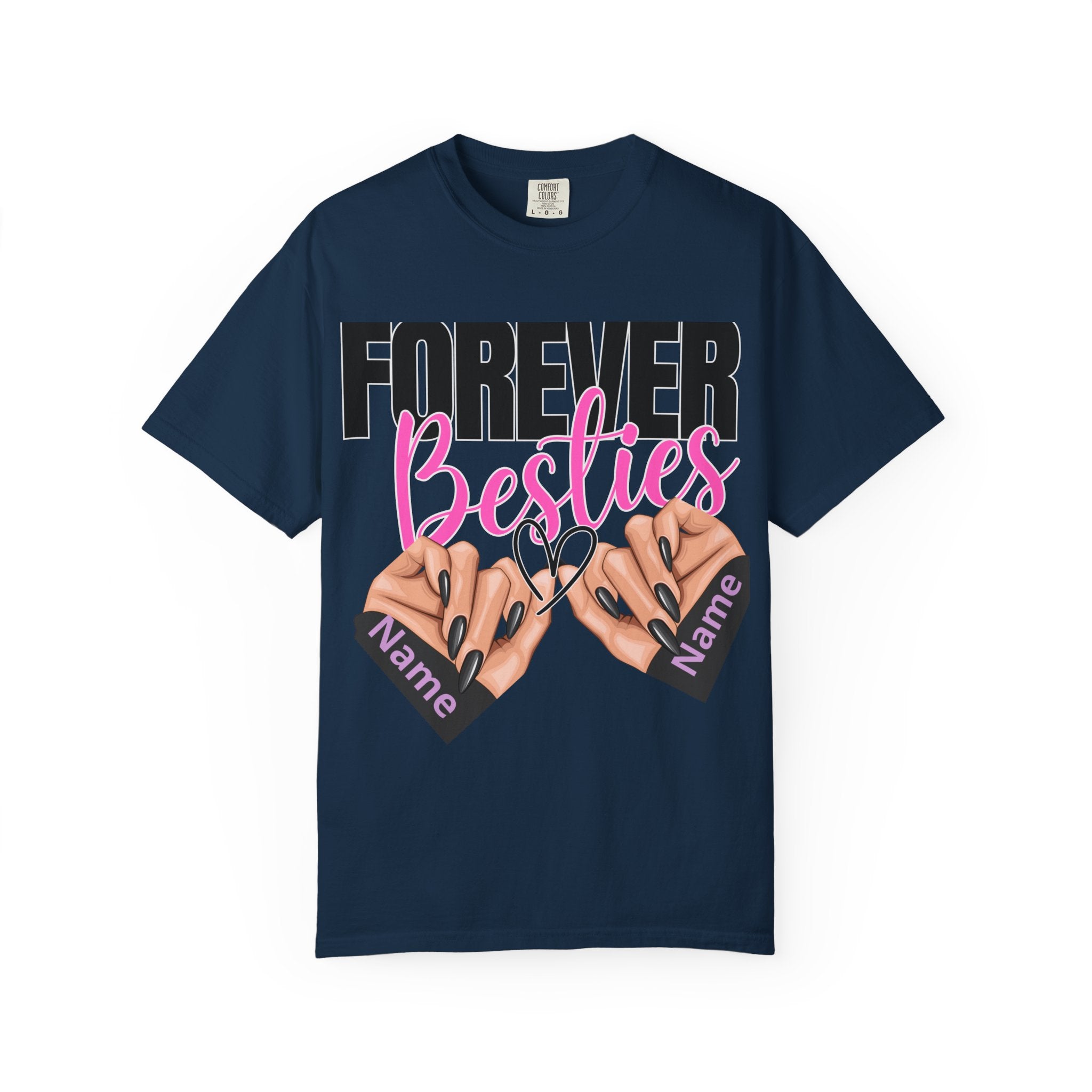 Forever Besties Customizable T-shirtT-ShirtBest Friends Custom T-shirt
