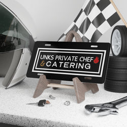 Unks Catering Custom Custom Vanity Plate, Personalized License Plate, Car Decor, Gift for Car Lovers, Unique Home Decor