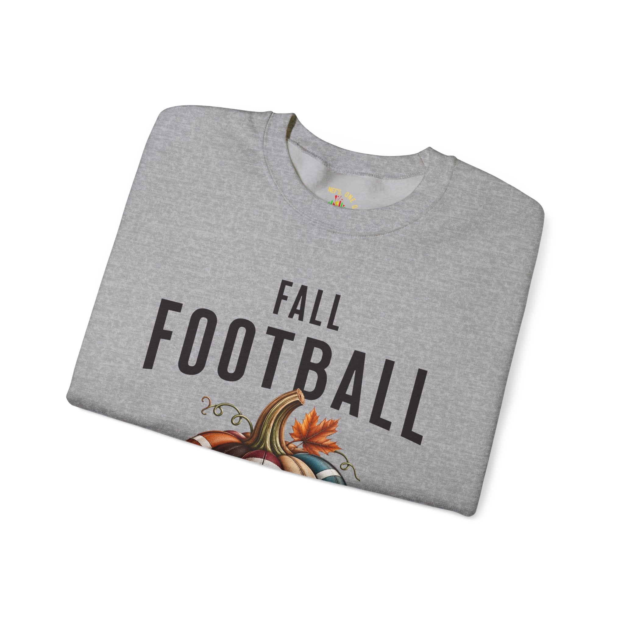 Fall Football Pumpkin Season Crewneck Sweatshirt