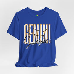 Gemini Season Tee, Zodiac Shirt, Astrology Gift, Unisex Graphic Tee, Birthday T-Shirt, Horoscope Apparel