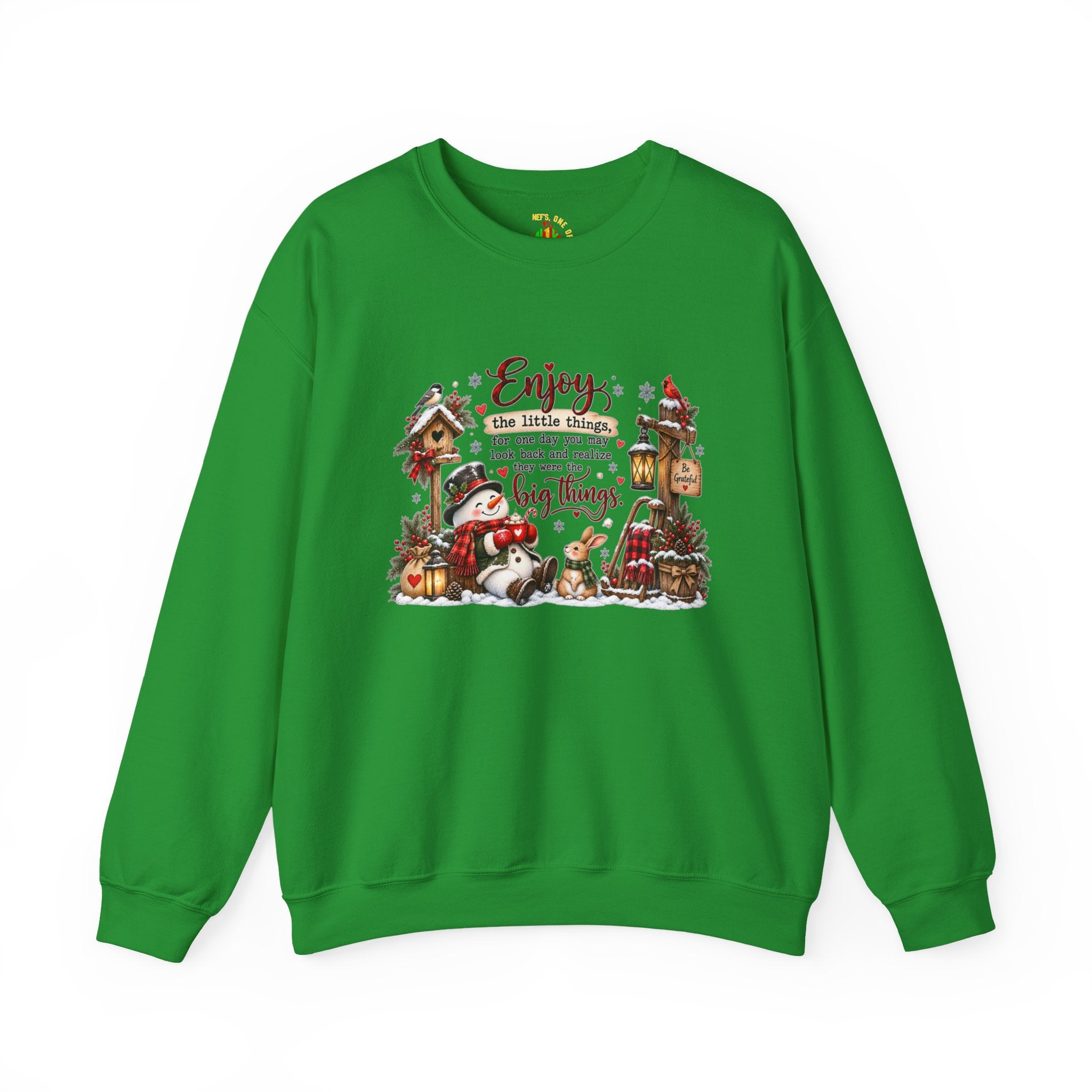 Enjoy the Little Things Christmas Crewneck Sweatshirt