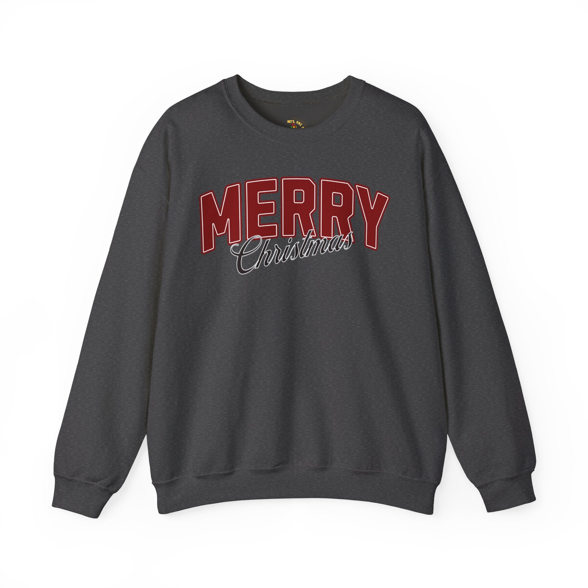 Merry Christmas Personalized Family Name Sweatshirt