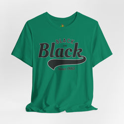 Vintage Style Unisex Jersey Tee - Black Since 1865, Retro T-Shirt, Casual Wear, Gift Idea, Everyday Fashion
