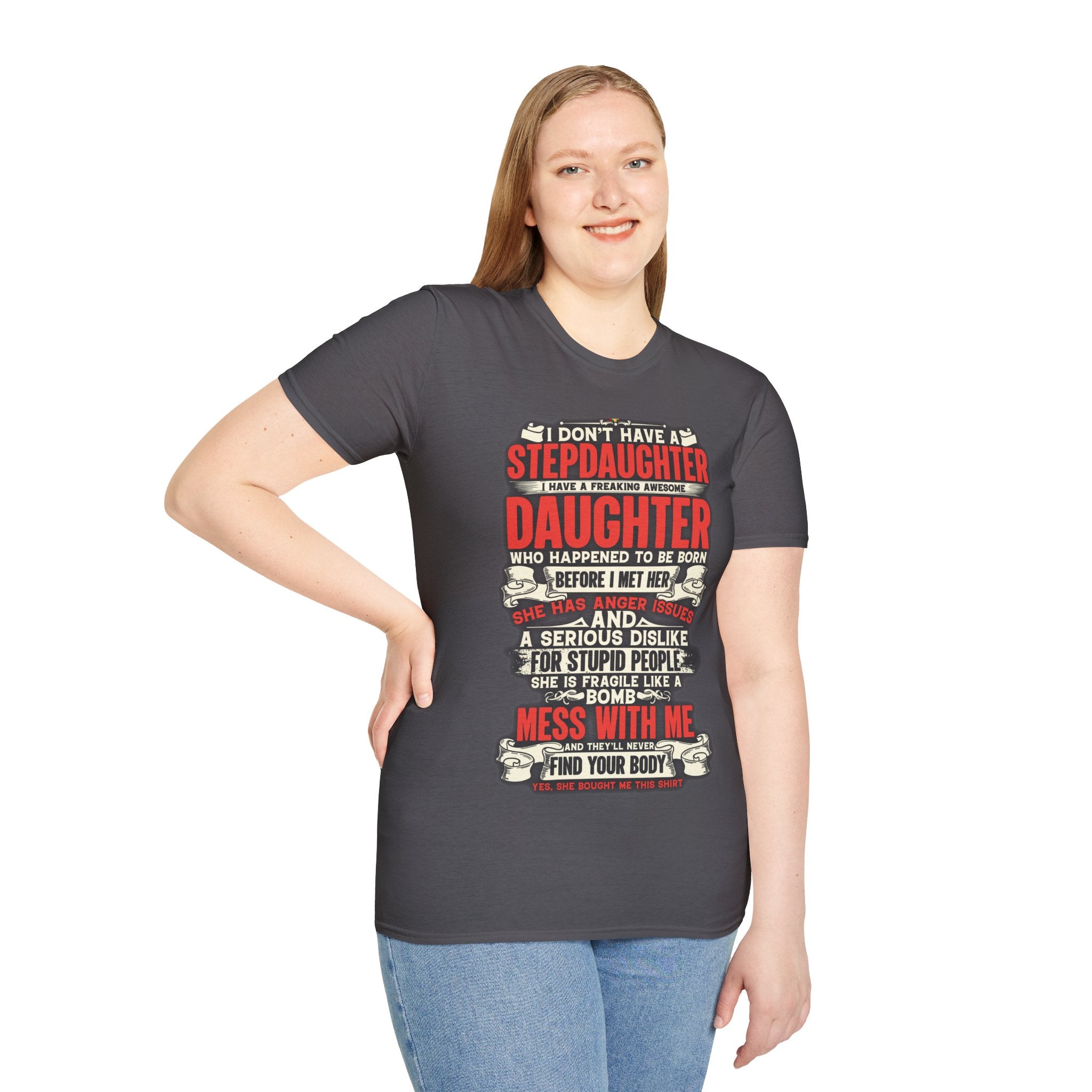 The love of a stepdaughter from a Stepfather Short Sleeve Tee