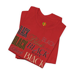 Black Text Unisex Tee, Casual Graphic T-Shirt for Fashion Lovers, Perfect Gift for All Occasions, Streetwear Style, Trendy Top