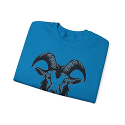 Goat Unisex Casual Crewneck Sweatshirt
