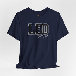 Leo Season Unisex Jersey Tee, Horoscope Shirt, Astrology Gift, Birthday Wear, Zodiac Fashion, Personalized Astrology Apparel