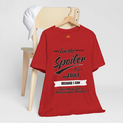 He's the Spoiler Unisex Jersey Tee - Express love for his Queen and Princess