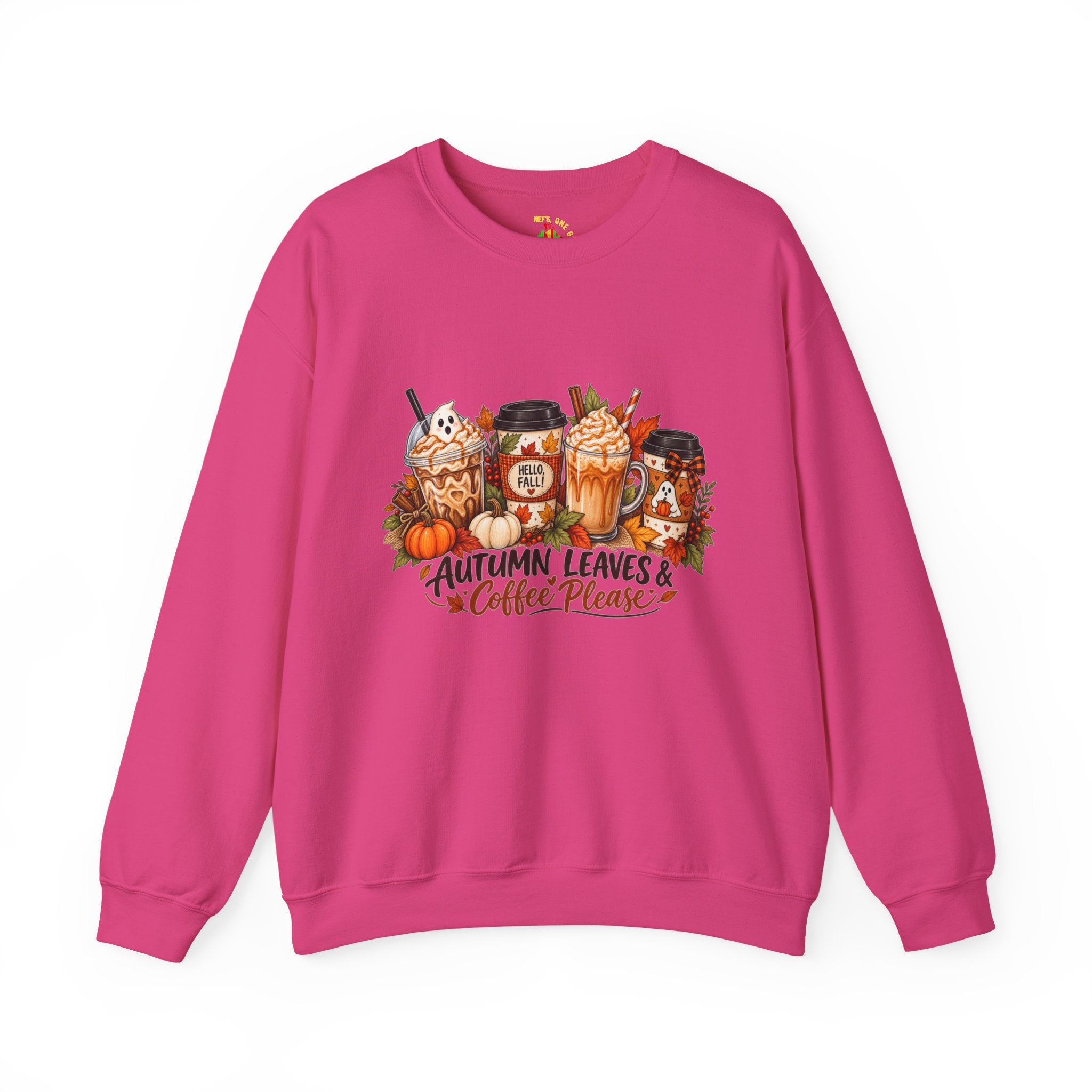 Autumn Leaves & Coffee Please Sweatshirt