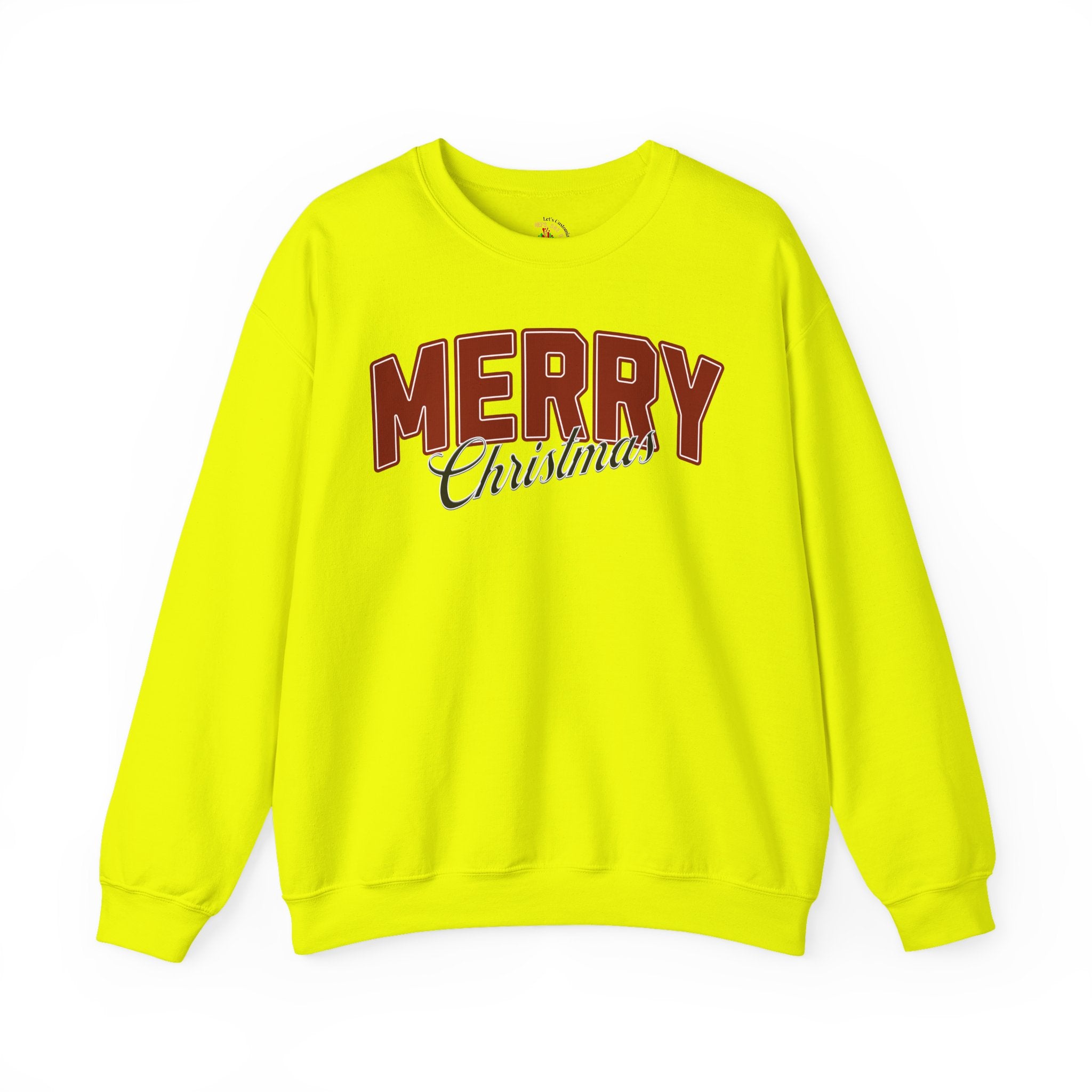 Merry Christmas Personalized Family Name Sweatshirt