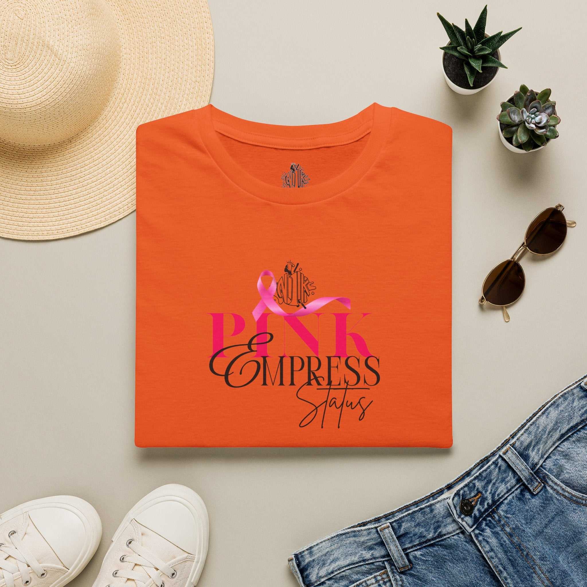 Pink Empress Ladies T-Shirt – 'Pink Empress' Script Graphic