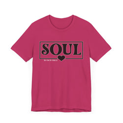 Soul with Mates Valentine Casual Soft Unisex Jersey Short Sleeve Tee