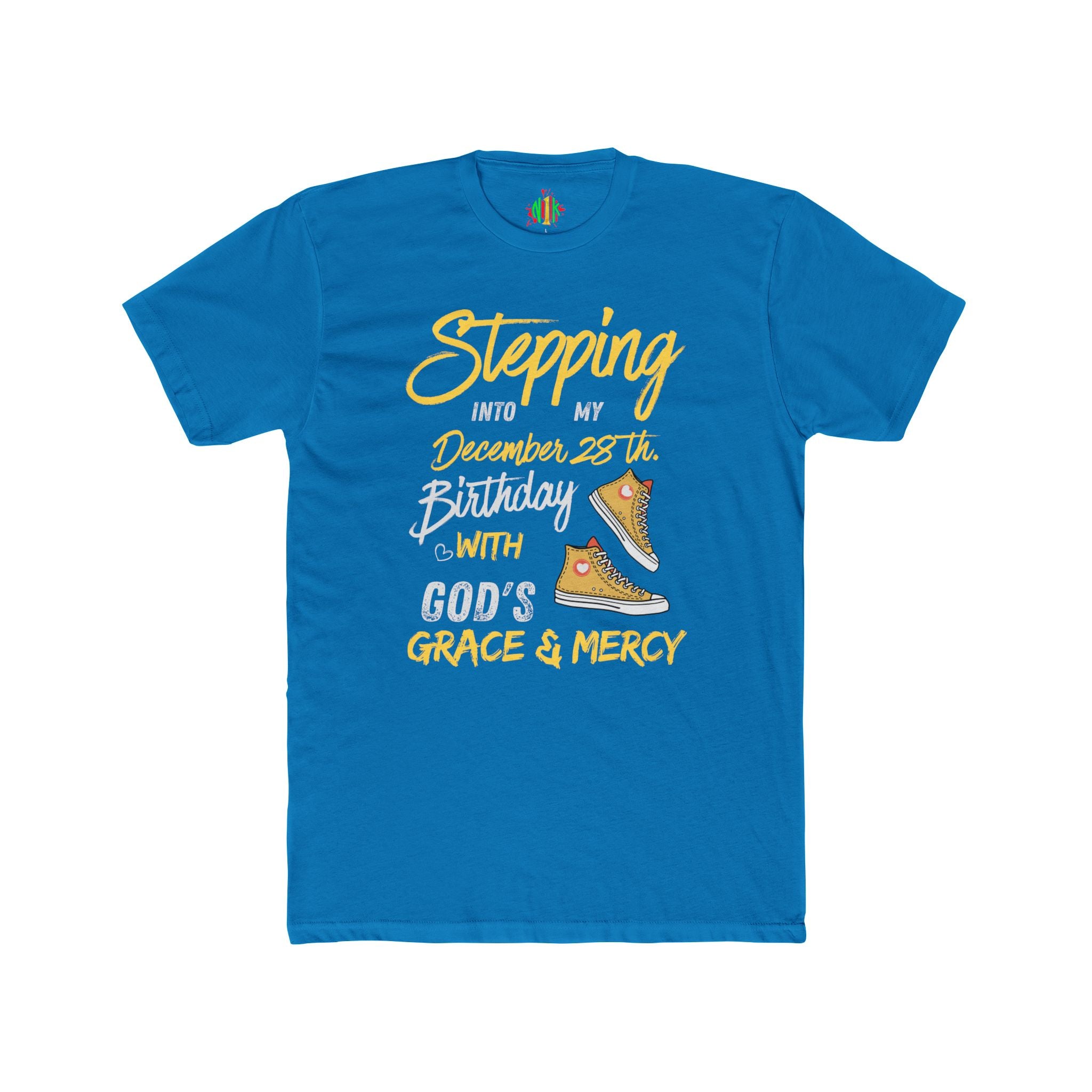 Stepping with God 'Grace & Mercy' Inspirational Birthday TeeT-ShirtGrace & Mercy