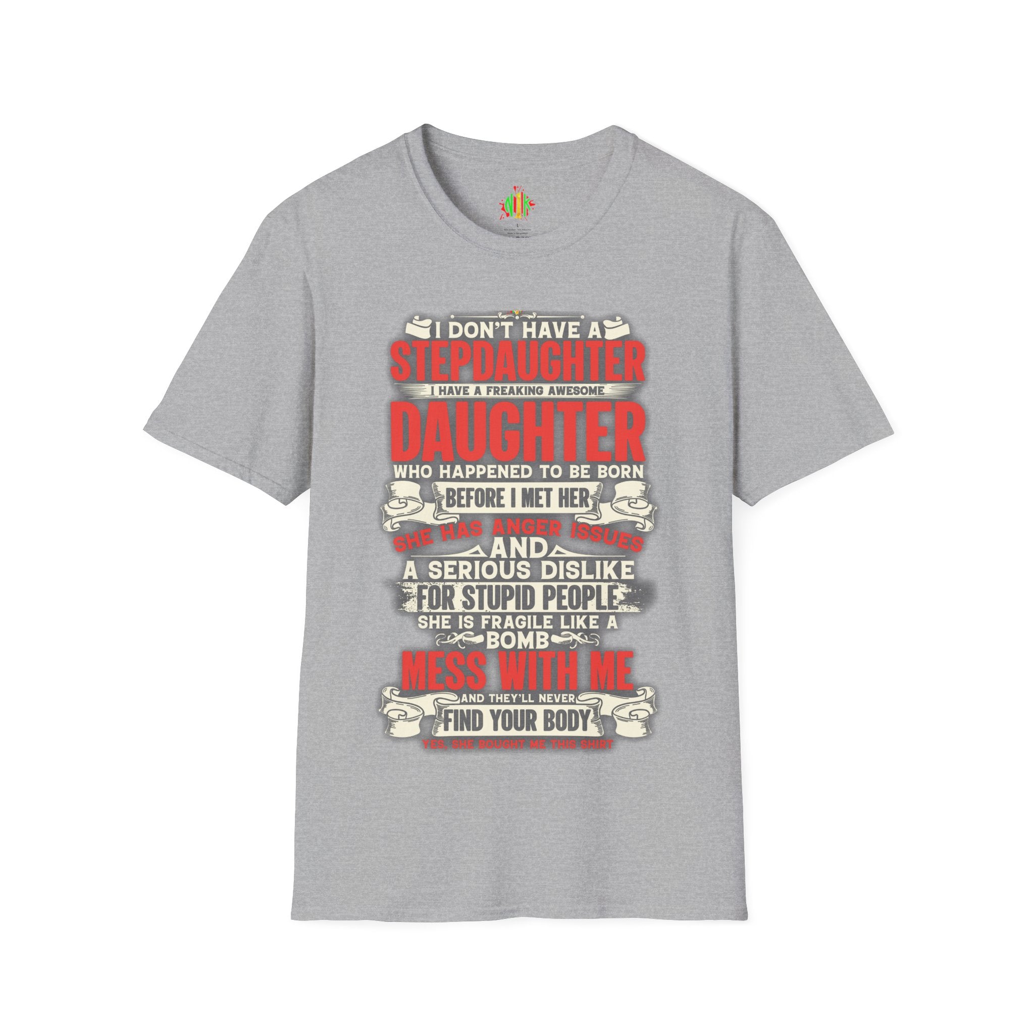 The love of a stepdaughter from a Stepfather Short Sleeve Tee