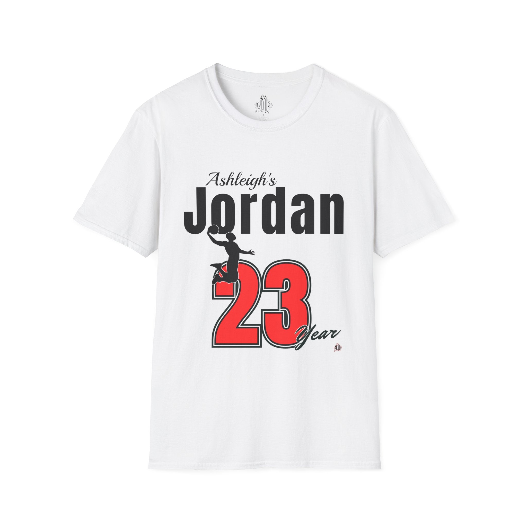 Jordan 23 Basketball Player Name T-Shirt — Personalized Jordan 23' Sport Tee
