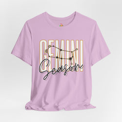 Gemini Season Tee, Zodiac Shirt, Astrology Gift, Unisex Graphic Tee, Birthday T-Shirt, Horoscope Apparel