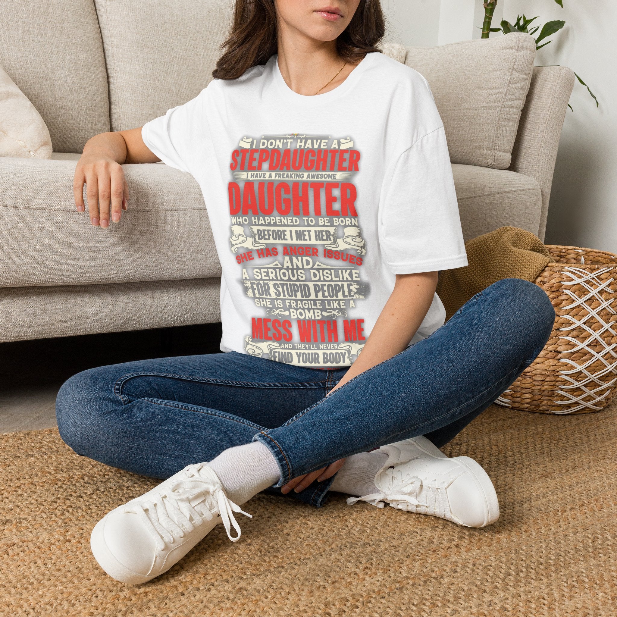 The love of a stepdaughter from a Stepfather Short Sleeve Tee