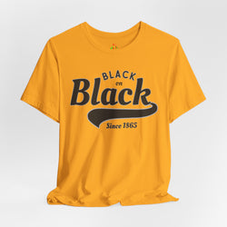 Vintage Style Unisex Jersey Tee - Black Since 1865, Retro T-Shirt, Casual Wear, Gift Idea, Everyday Fashion