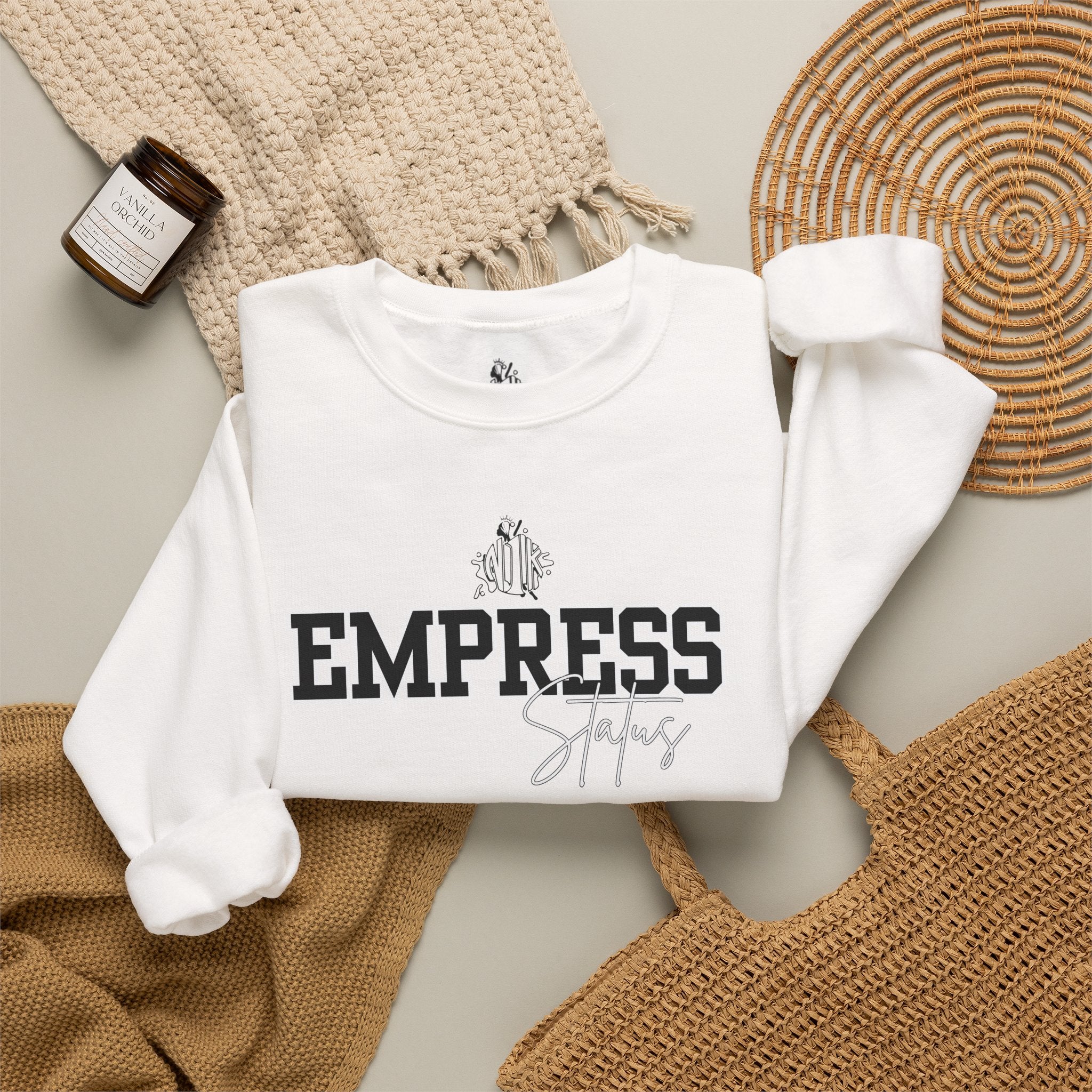 Empress Status Block Letter's Sweatshirt