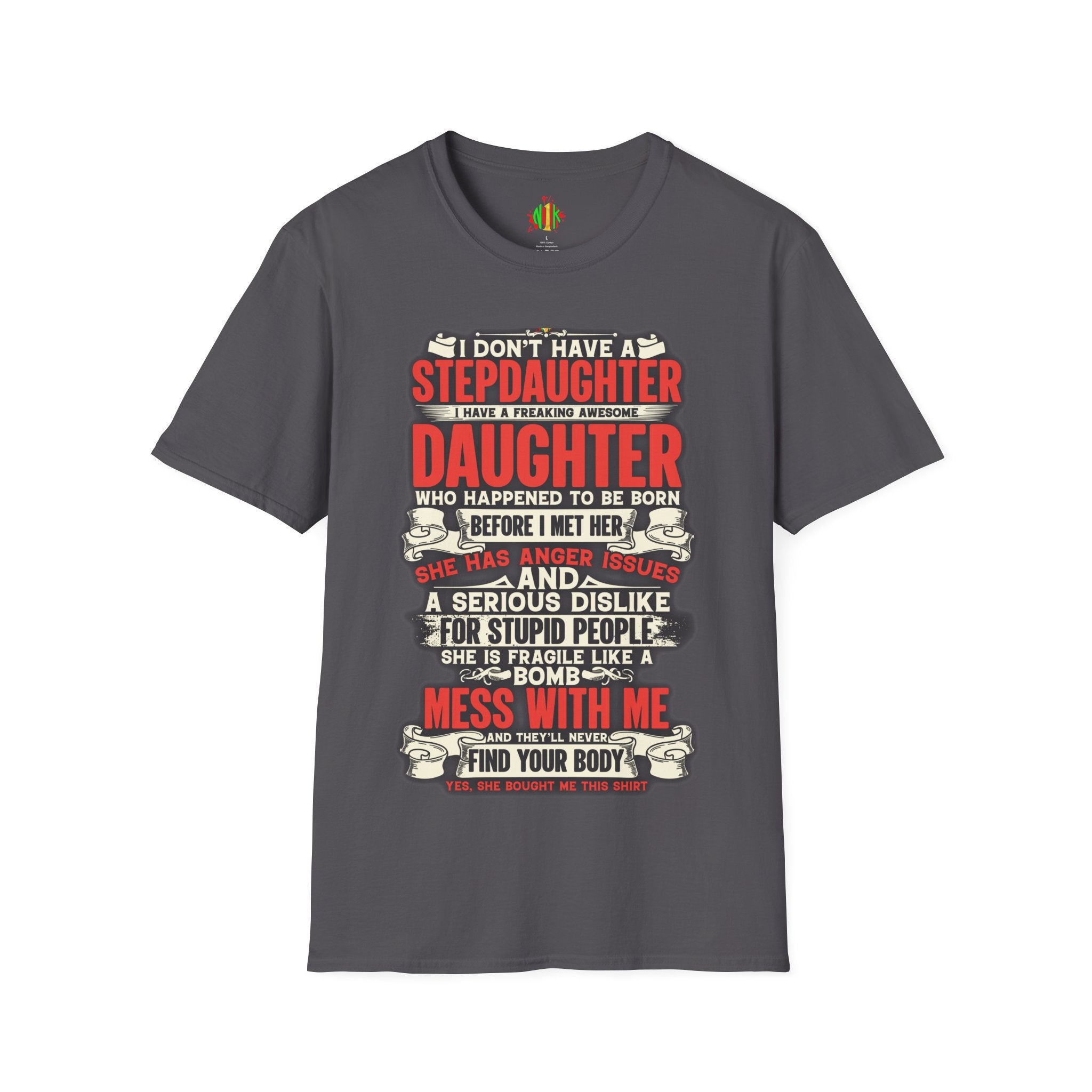 The love of a stepdaughter from a Stepfather Short Sleeve Tee