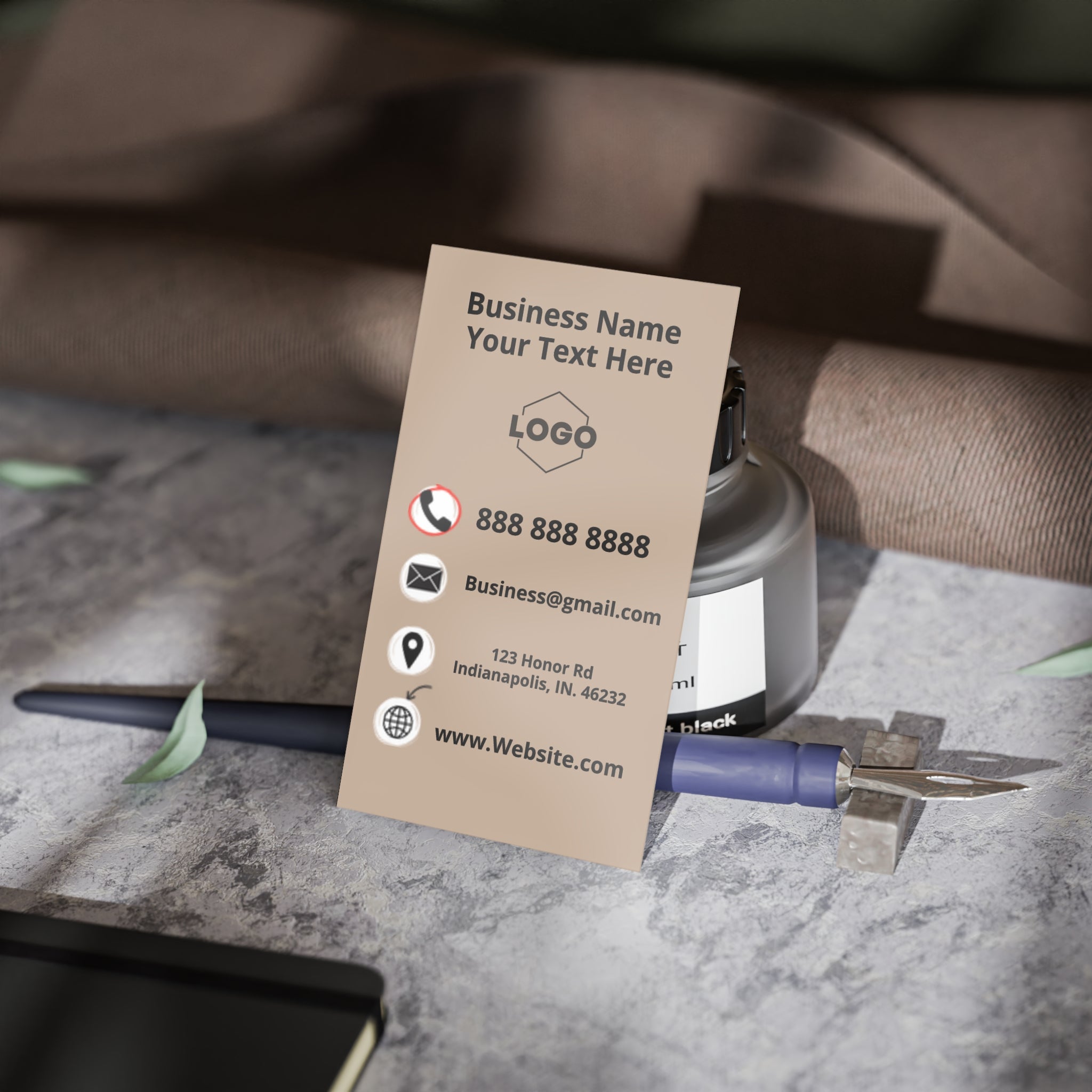 Quick and Easy No Think Business Cards
