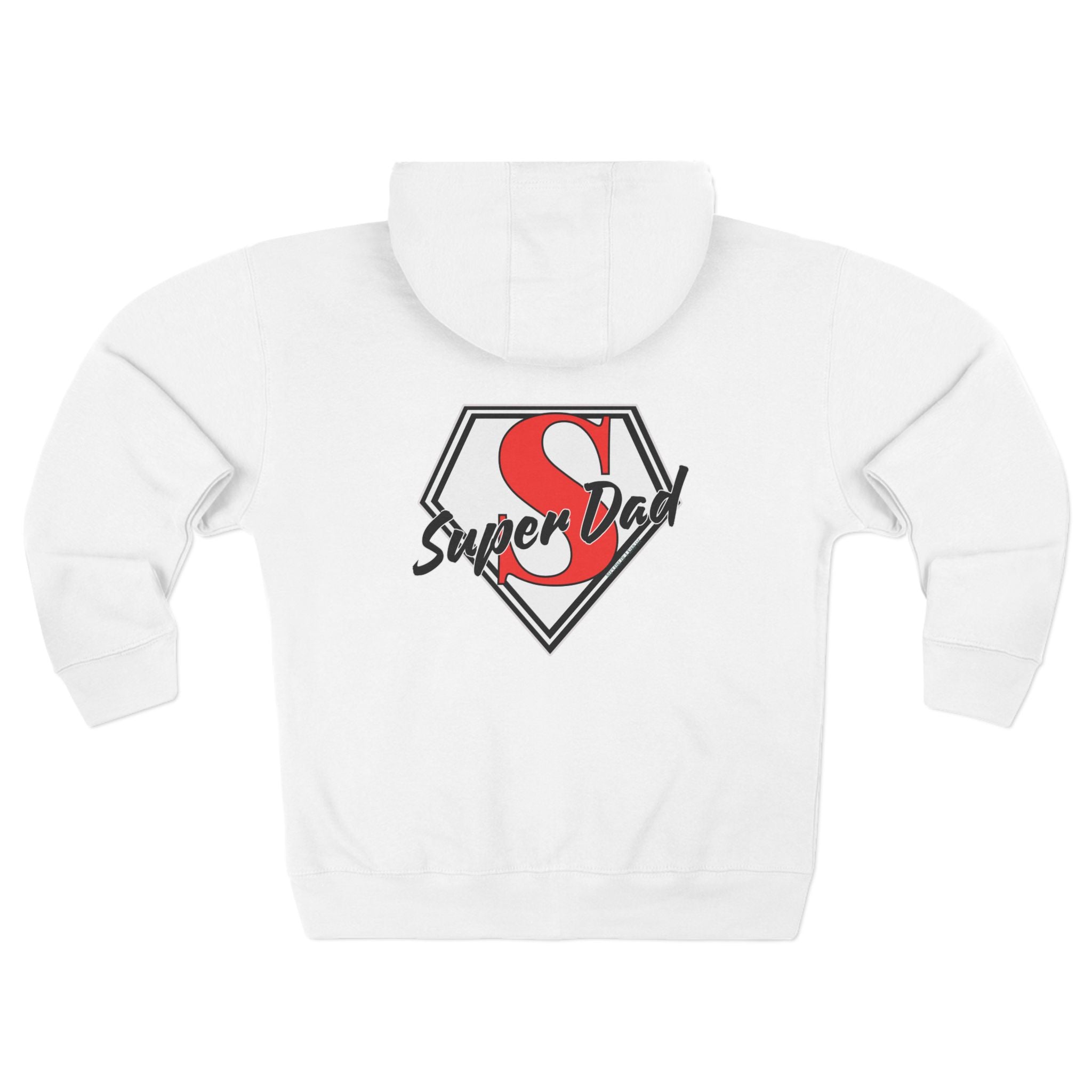 Super Dad Unisex Zip Hoodie | Perfect for Father's Day, Cool Dad Gifts, Family Outings, Casual Wear, Birthday Present