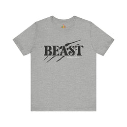 Beast with the Beauty Valentine Casual, Soft Unisex Jersey Short Sleeve Tee