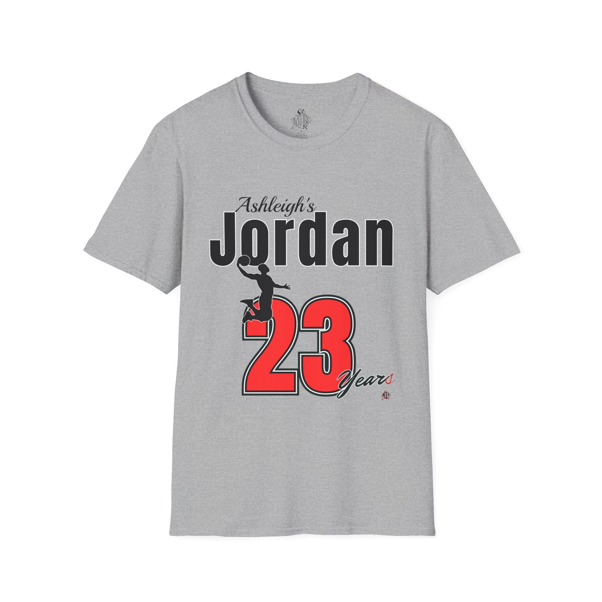 Jordan 23 Basketball Player Name T-Shirt — Personalized Jordan 23' Sport Tee