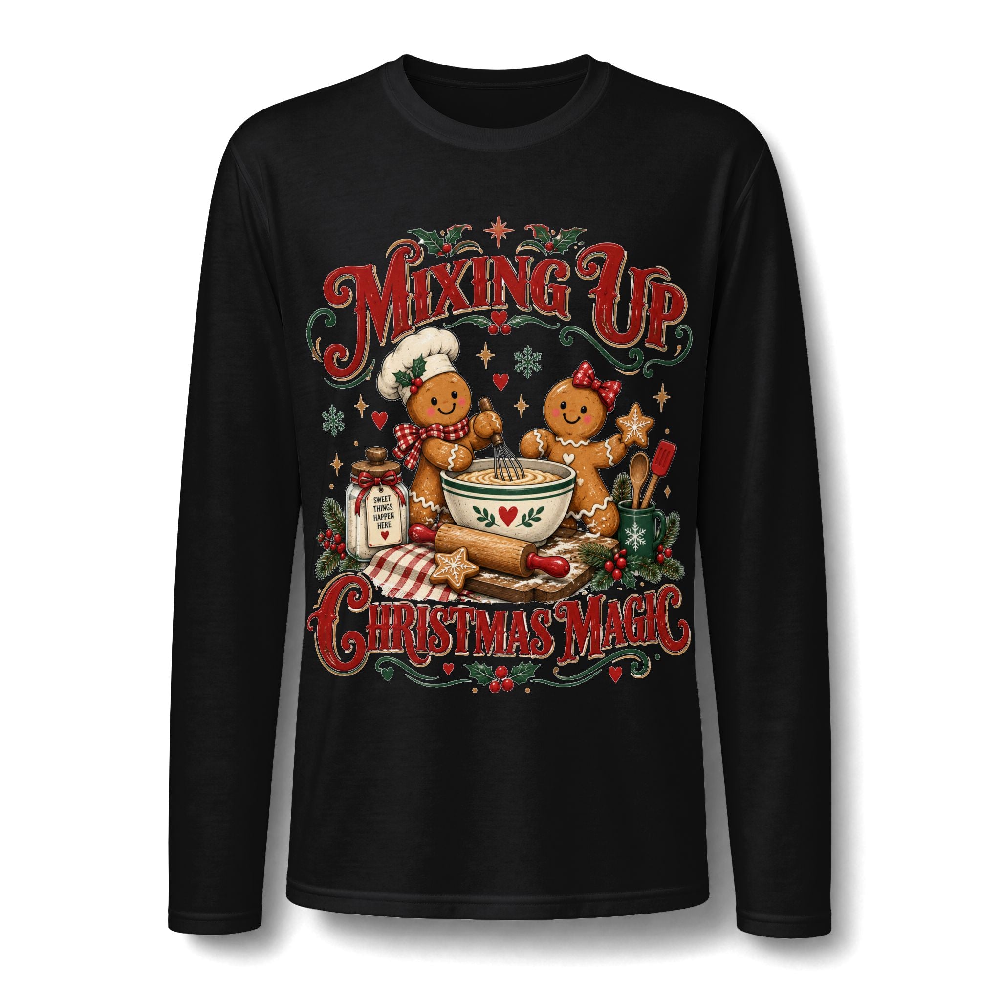Mixing Up Ginger Bread Hot Chocolate Christmas