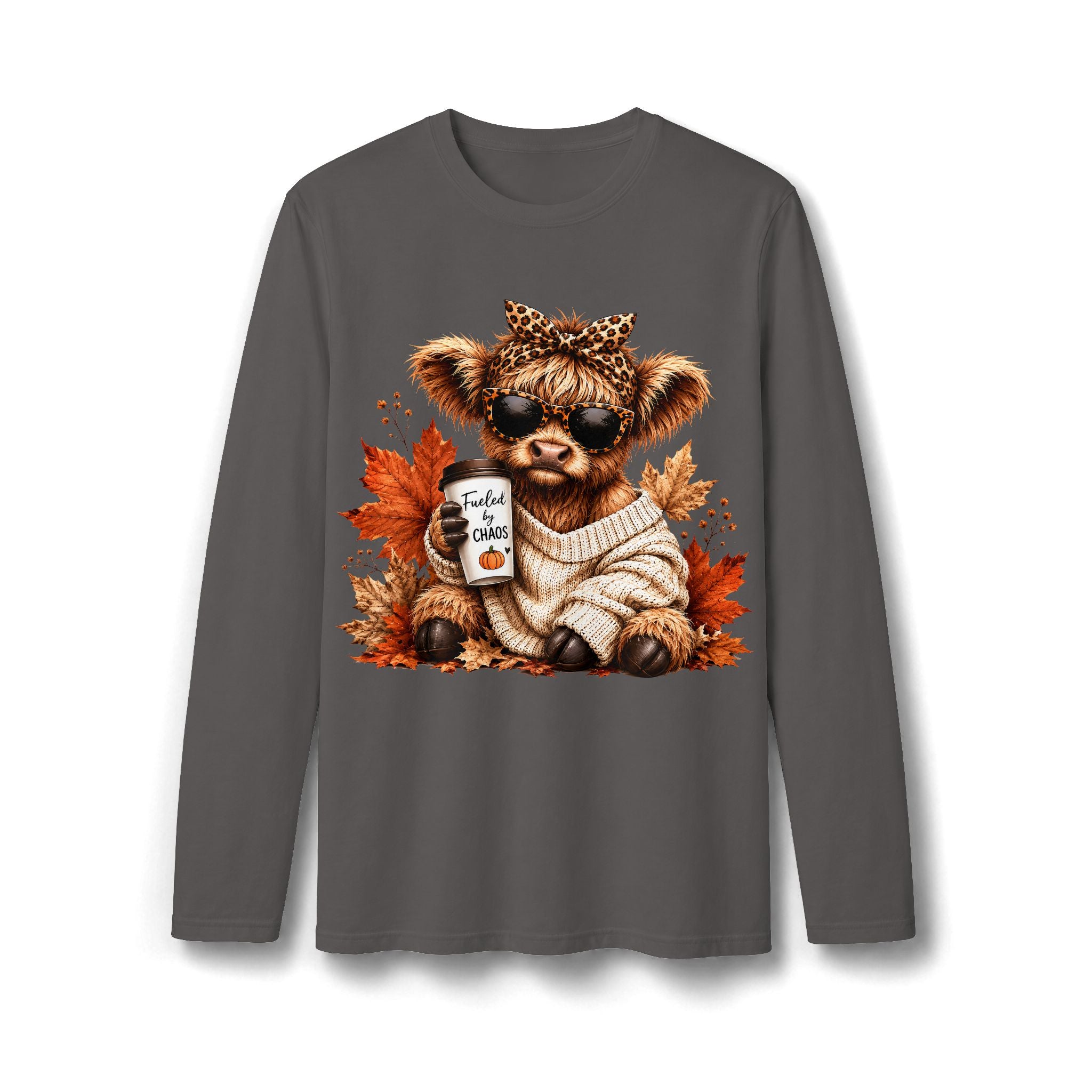 Cozy Christmas Bear and Reindeer Long Sleeve T-Shirt