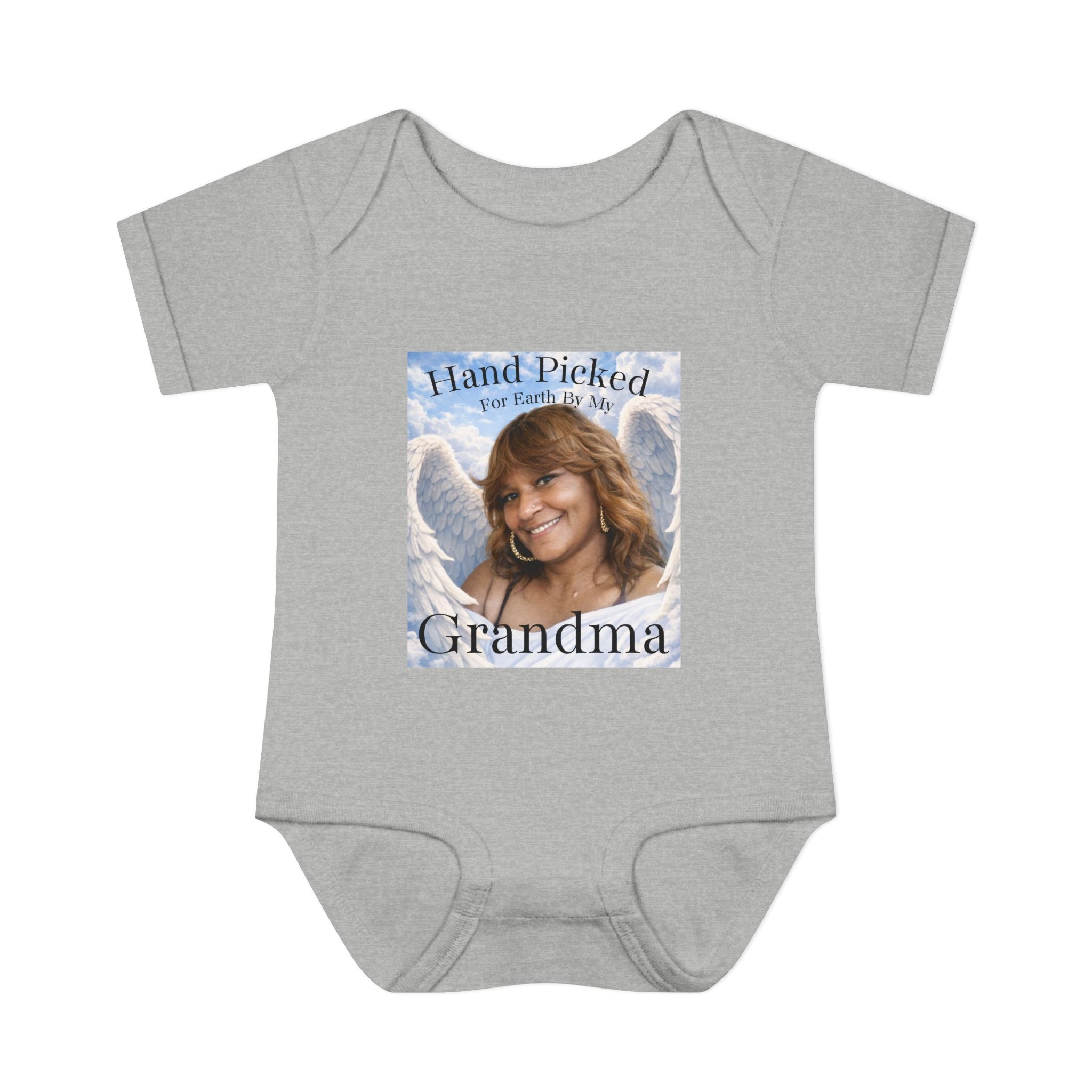 Body da neonato "Scelto per la Terra dalla mia nonna in Cielo" – Tutina commemorativa per neonato